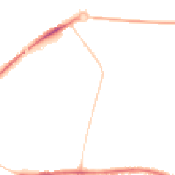 Night-time road noise heatmap for DL1 1AU