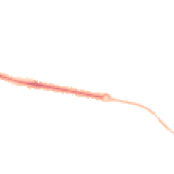 Night-time road noise heatmap for DL1 1BG