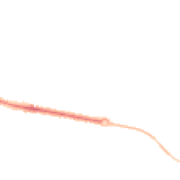 Night-time road noise heatmap for DL1 1BW