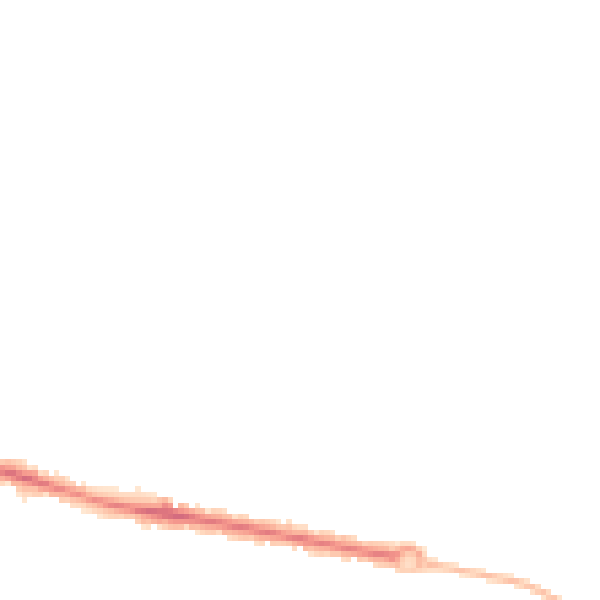 Night-time road noise heatmap for DL1 1DB
