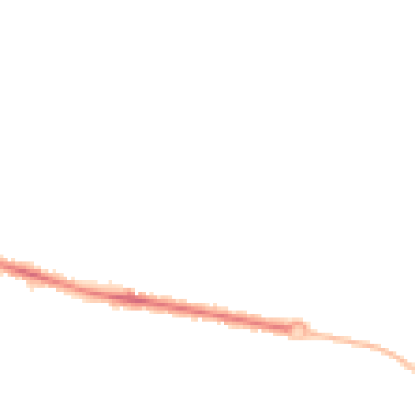 Night-time road noise heatmap for DL1 1DD