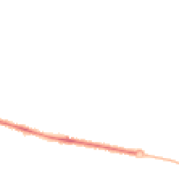 Night-time road noise heatmap for DL1 1DF