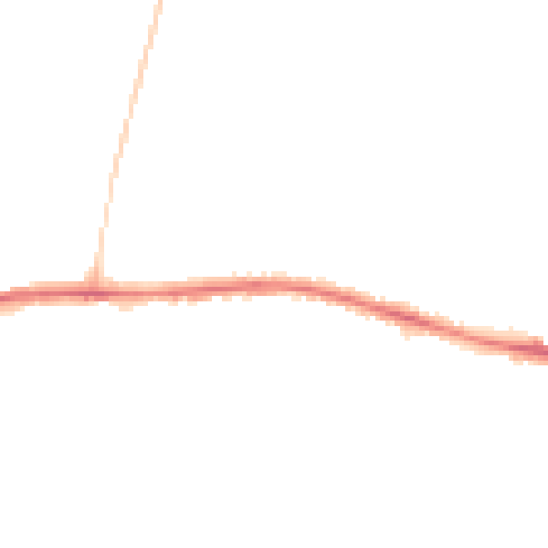 Night-time road noise heatmap for DL1 1EE