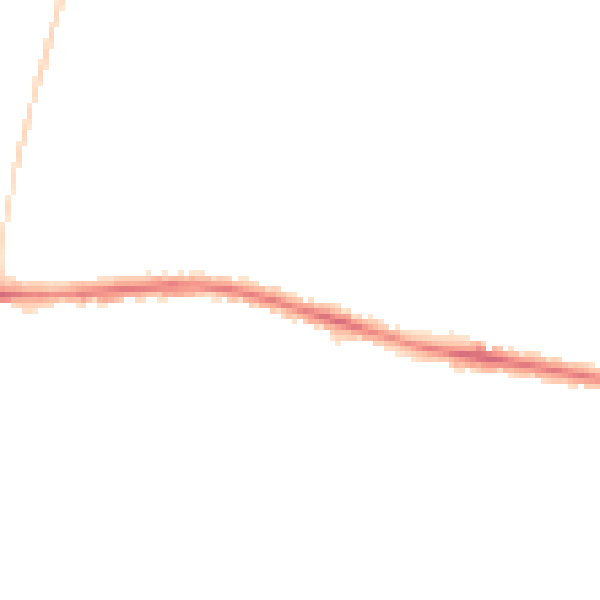 Night-time road noise heatmap for DL1 1EF