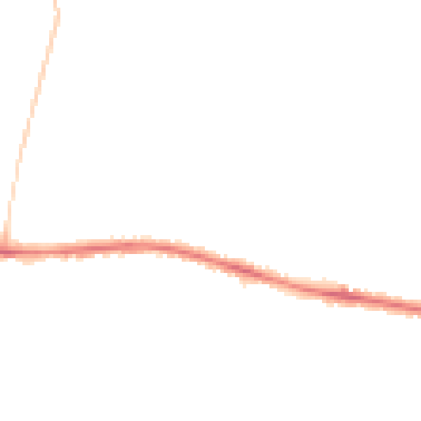 Night-time road noise heatmap for DL1 1EP