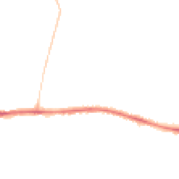 Night-time road noise heatmap for DL1 1EU