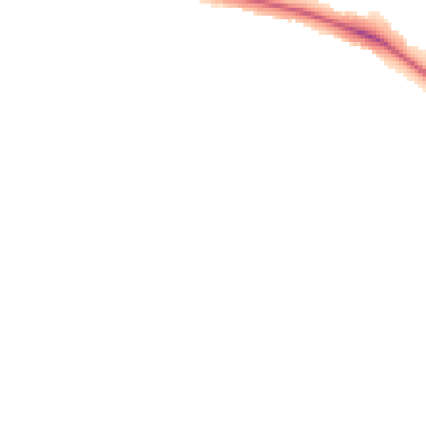 Night-time road noise heatmap for DL1 2AJ