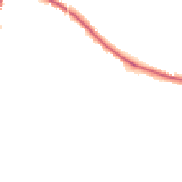 Night-time road noise heatmap for DL1 2RE