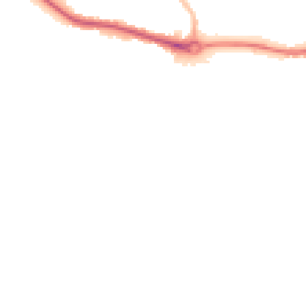 Night-time road noise heatmap for DL1 2XL