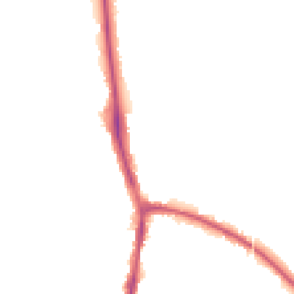Night-time road noise heatmap for DL1 3AL