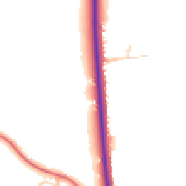 Daytime road noise heatmap for DL1 3FP
