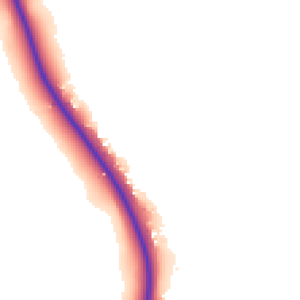 Daytime road noise heatmap for DL1 3NA