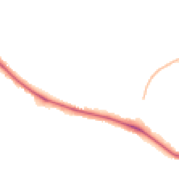 Night-time road noise heatmap for DL1 3PE