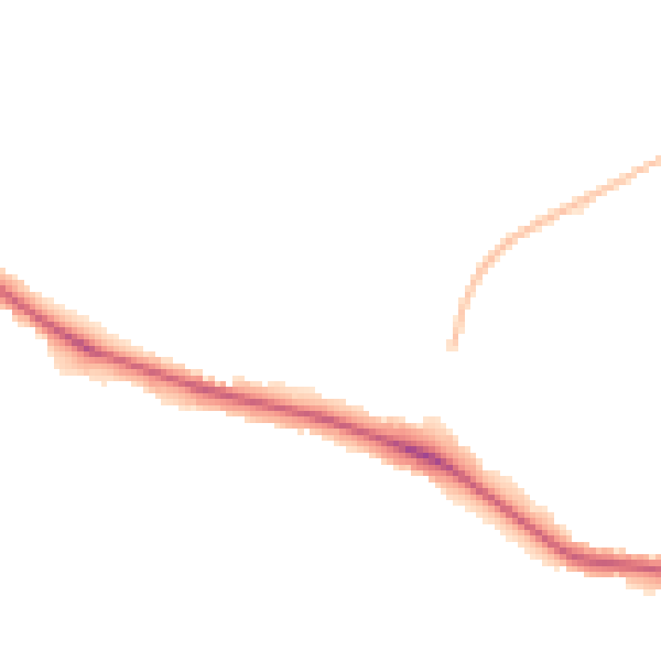 Night-time road noise heatmap for DL1 3PG