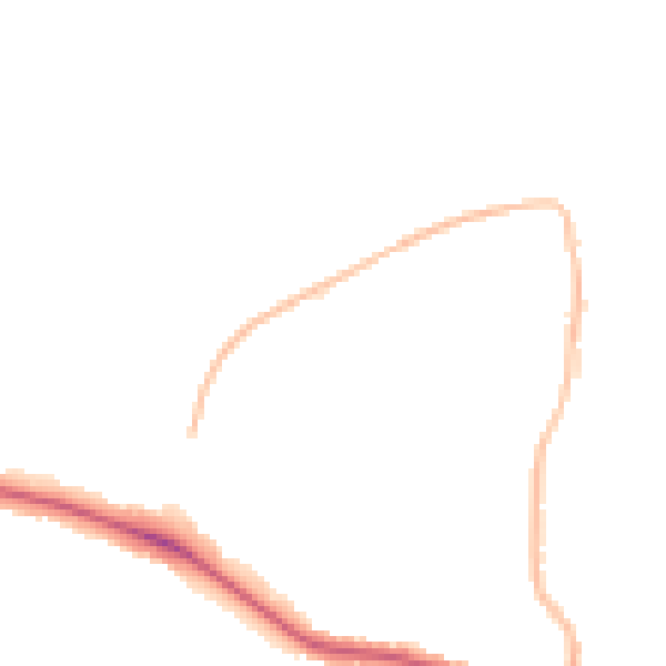 Night-time road noise heatmap for DL1 3RJ
