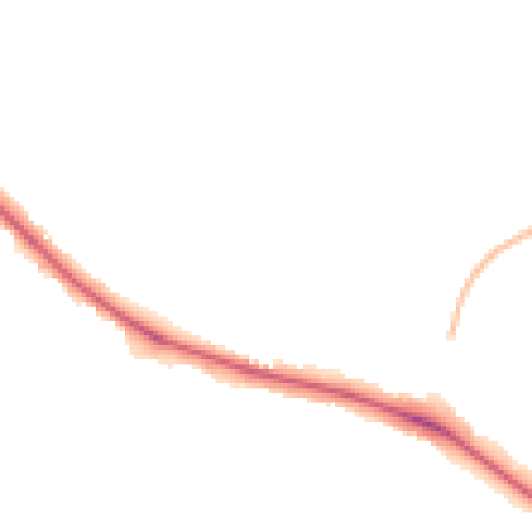 Night-time road noise heatmap for DL1 3TJ
