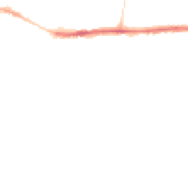 Night-time road noise heatmap for DL1 4AR