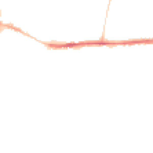 Night-time road noise heatmap for DL1 4EN