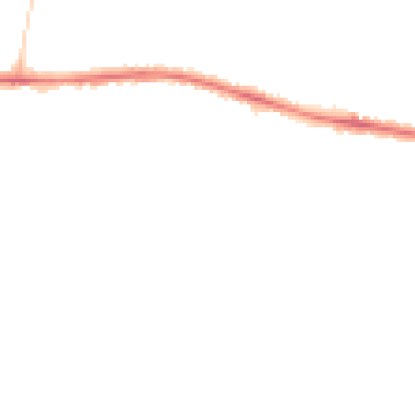 Night-time road noise heatmap for DL1 4JL