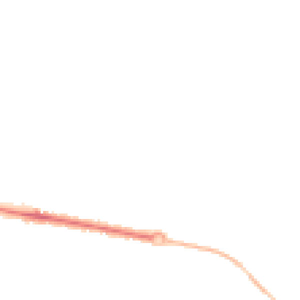 Night-time road noise heatmap for DL1 4WJ