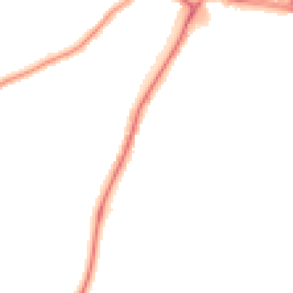 Night-time road noise heatmap for DL1 5YE