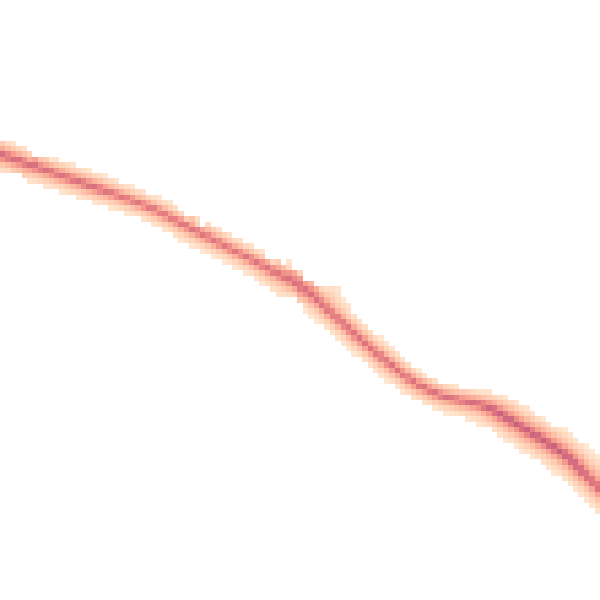 Night-time road noise heatmap for DL2 2UF