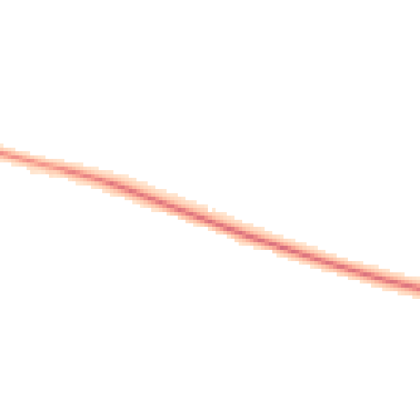 Night-time road noise heatmap for DL2 3BJ