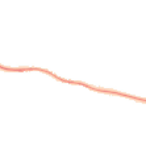 Night-time road noise heatmap for DL2 3DH