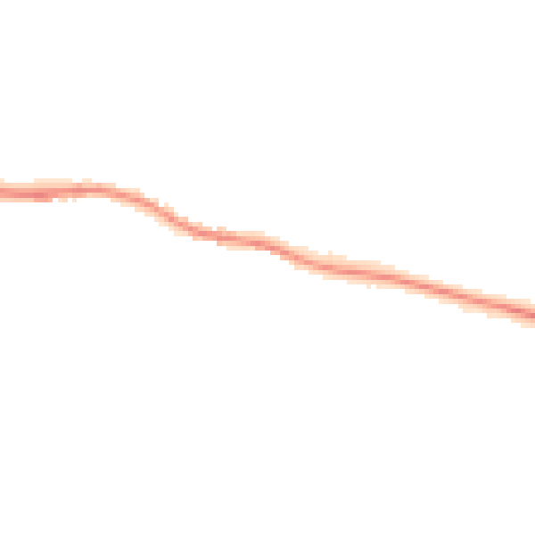 Night-time road noise heatmap for DL2 3DX