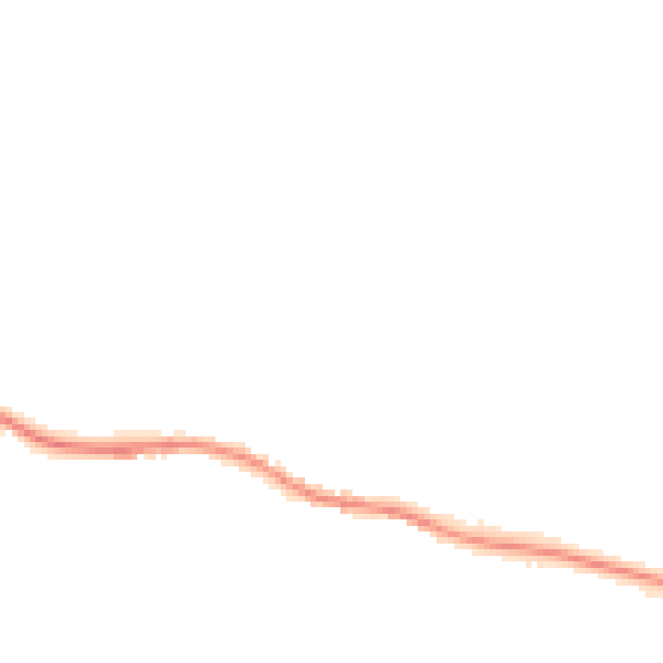 Night-time road noise heatmap for DL2 3EG