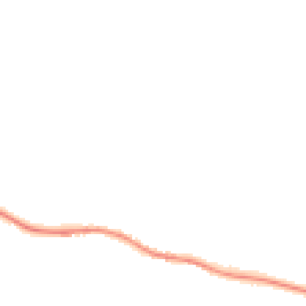 Night-time road noise heatmap for DL2 3EQ