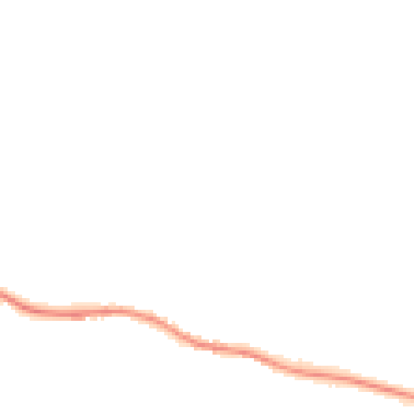 Night-time road noise heatmap for DL2 3ET