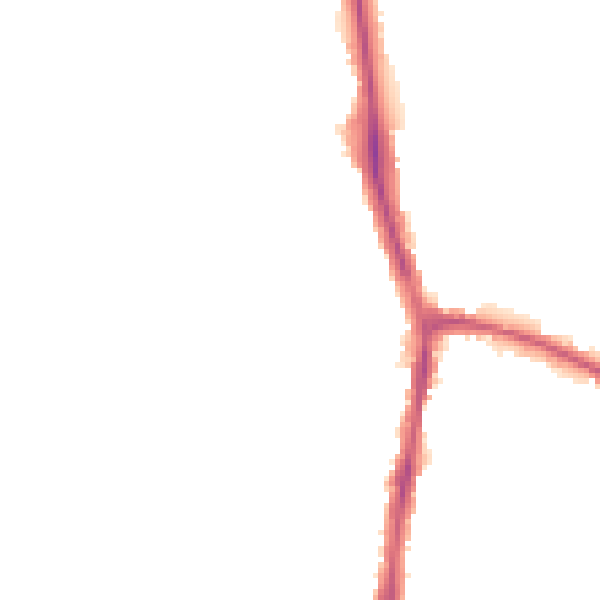 Night-time road noise heatmap for DL3 0AB