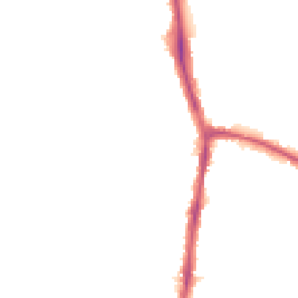 Night-time road noise heatmap for DL3 0AE