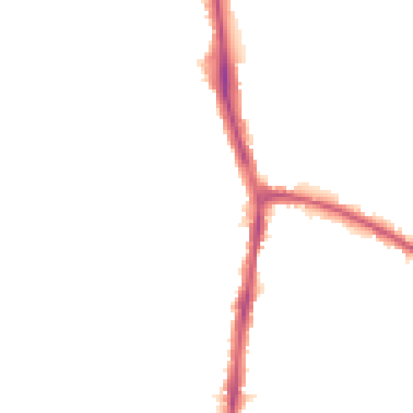 Night-time road noise heatmap for DL3 0AJ