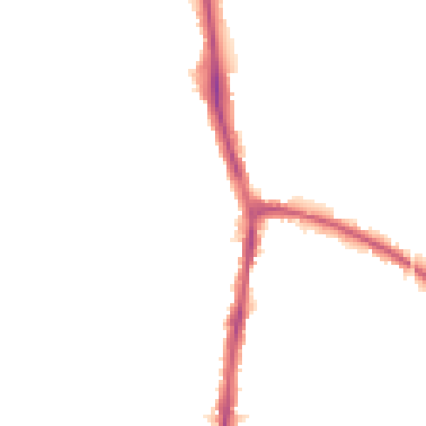 Night-time road noise heatmap for DL3 0AL
