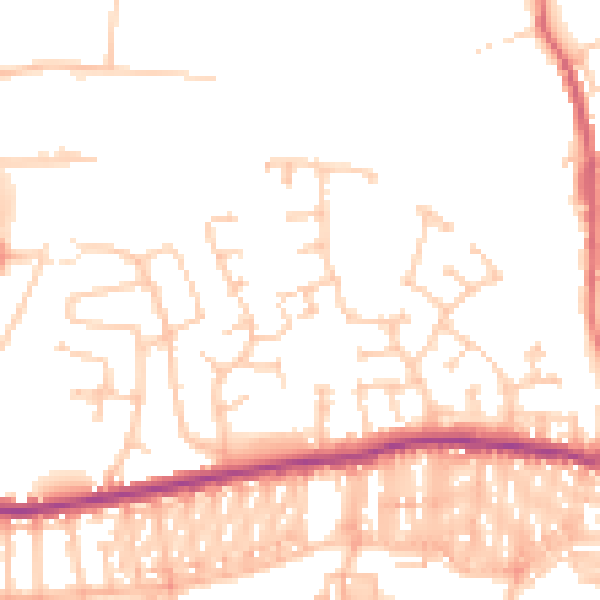 Daytime road noise heatmap for DL3 0AR