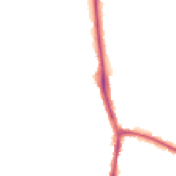 Night-time road noise heatmap for DL3 0BA