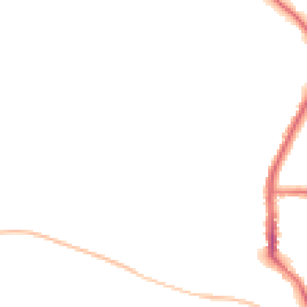 Night-time road noise heatmap for DL3 0BL