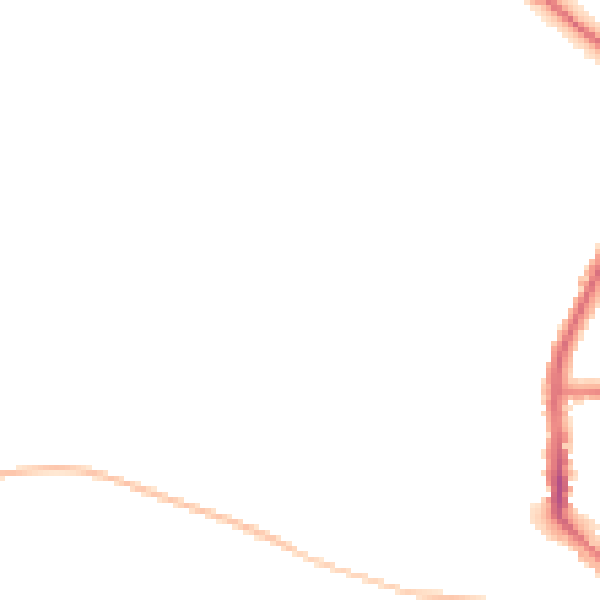 Night-time road noise heatmap for DL3 0BP