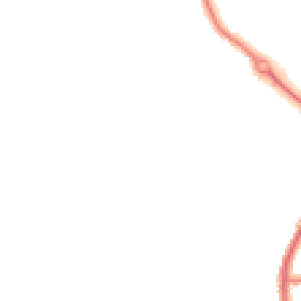Night-time road noise heatmap for DL3 0DU