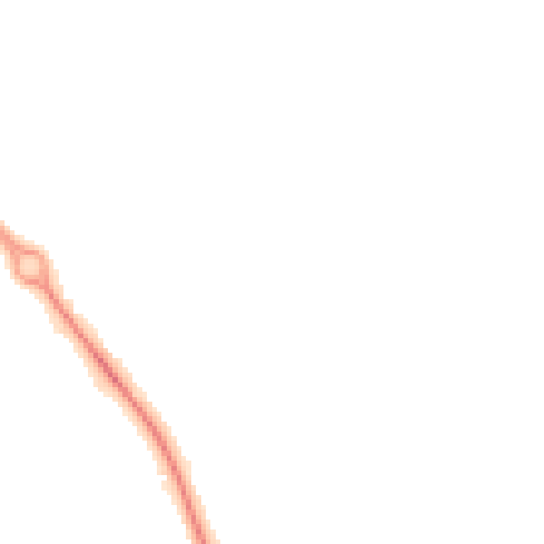 Night-time road noise heatmap for DL3 0ED