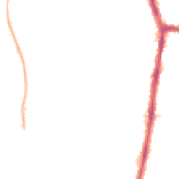Night-time road noise heatmap for DL3 0FW