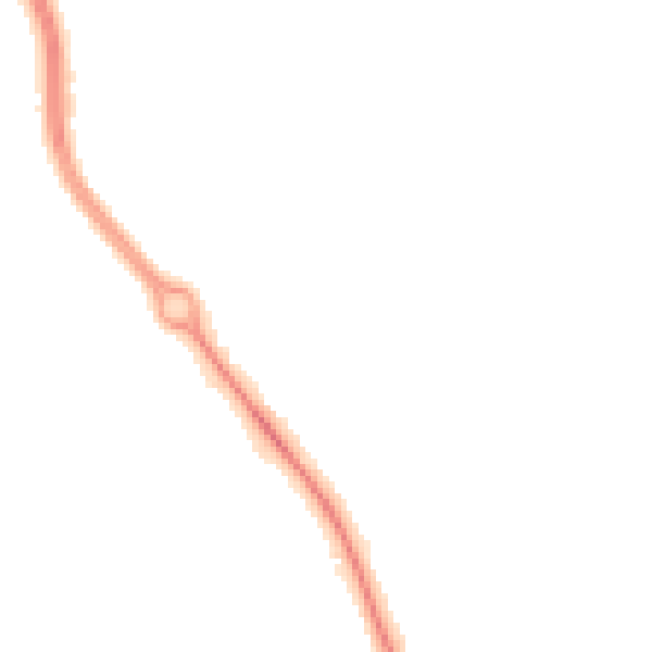 Night-time road noise heatmap for DL3 0GF