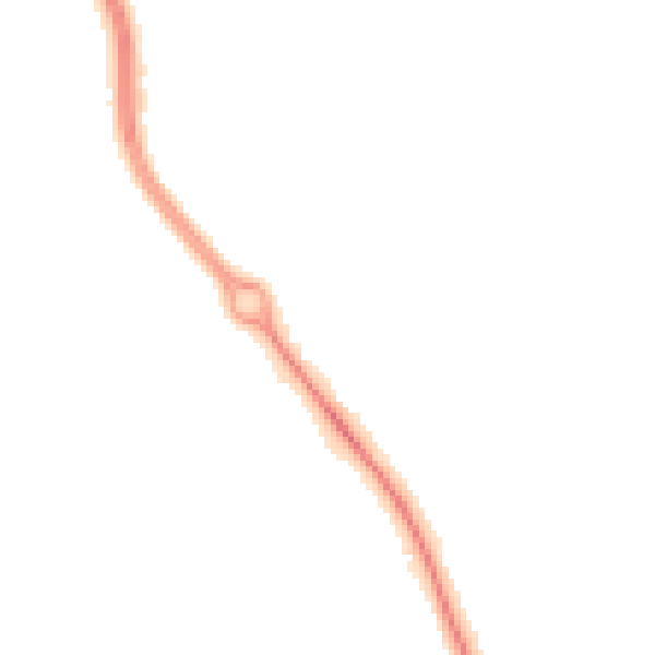 Night-time road noise heatmap for DL3 0GG