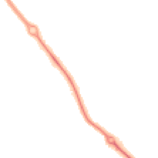 Night-time road noise heatmap for DL3 0GH