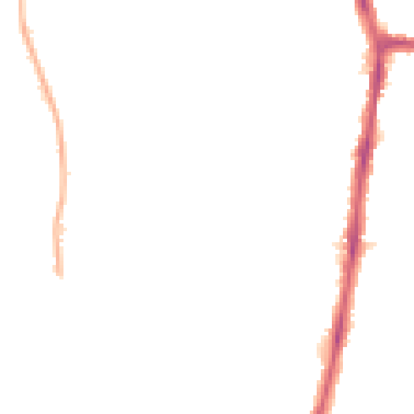 Night-time road noise heatmap for DL3 0HW