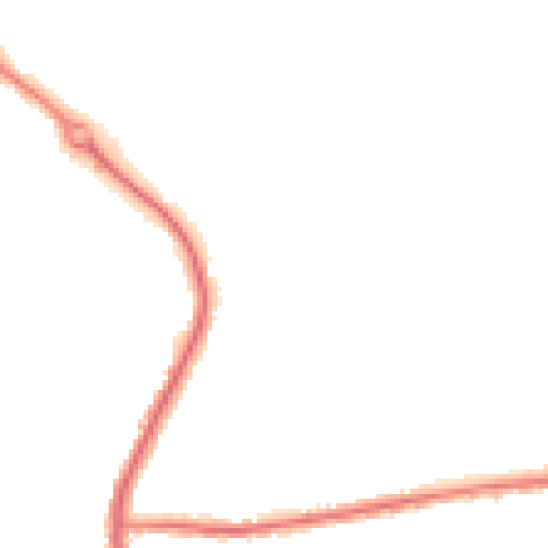 Night-time road noise heatmap for DL3 0LJ