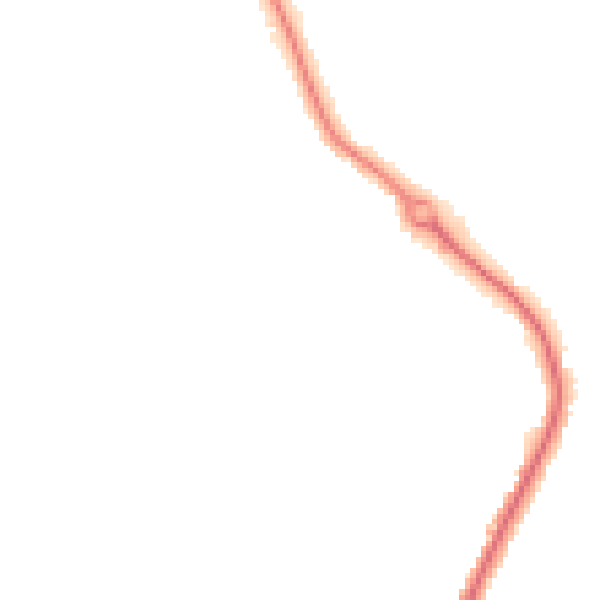 Night-time road noise heatmap for DL3 0UL