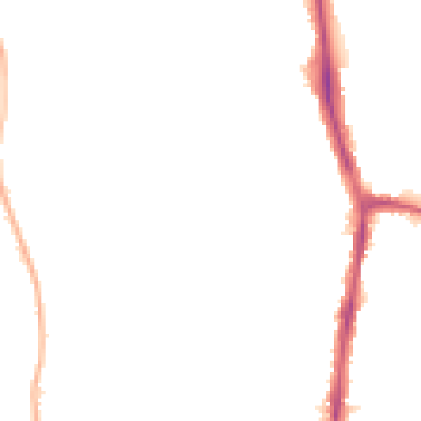 Night-time road noise heatmap for DL3 0YA